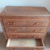 Commode vintage pieds compas