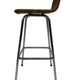 Ensemble de 4 tabourets de bar vintage Dirk van Sliedregt Rohe Noordwolde 1960