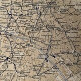 Paris metro map - 1910