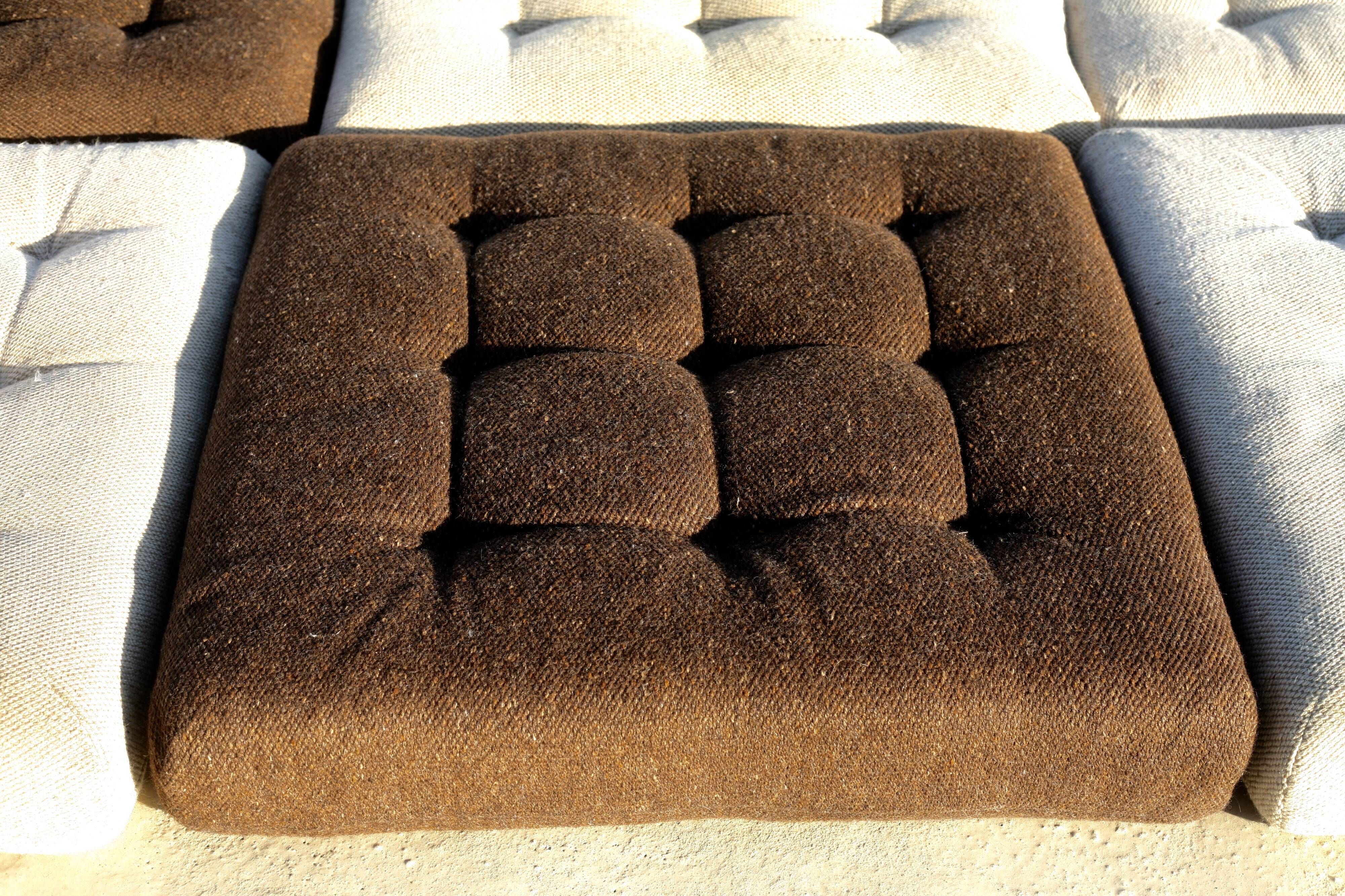 Modular sofa Mah Jong, Hans Hopfer, France, 1971. Roche Bobois Edition.