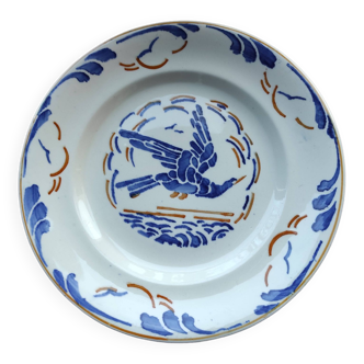 Longwy bird of paradise presentation plate