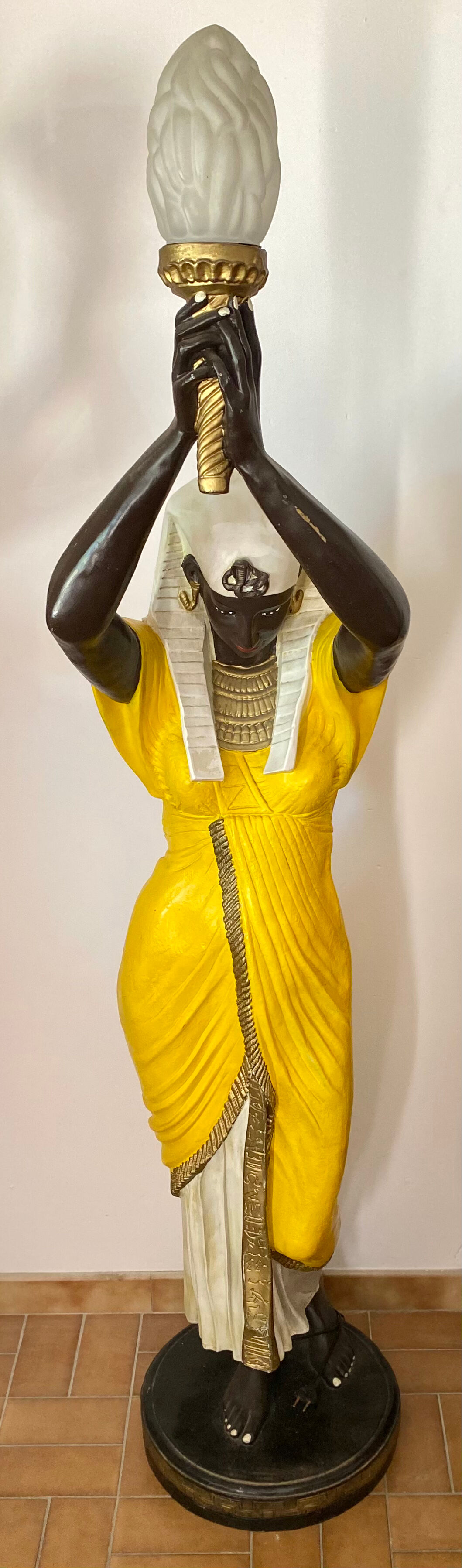 Egyptian statue flashlight