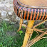 Rattan bistro table