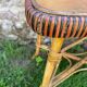 Rattan bistro table