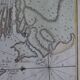 Martigues pond Old geographical map 18th century engraving 1764 by Bellin