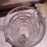 Molded glass ice bucket