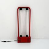 Red neon lamp by Gian N. Gigante for Zerbetto, 1980