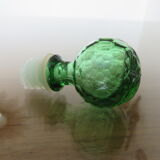 Carafe empoli made in italy diamond tip glass 60s 70s