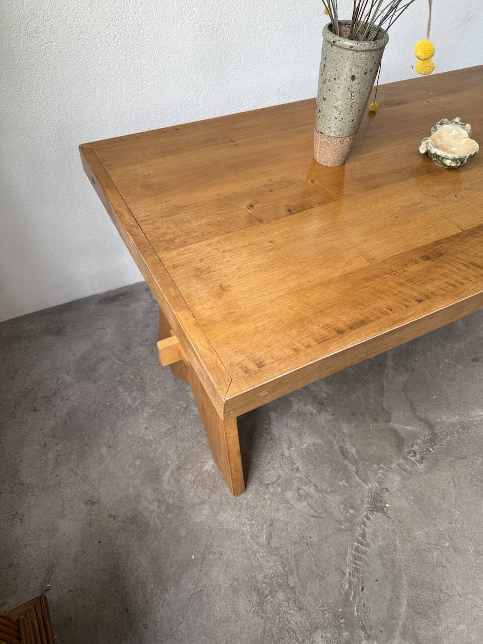 1950s beech mountain furniture table