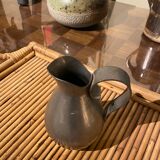 Pewter jug signed Jean Despres