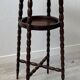 Vintage turned wooden gueridon from the 60s.