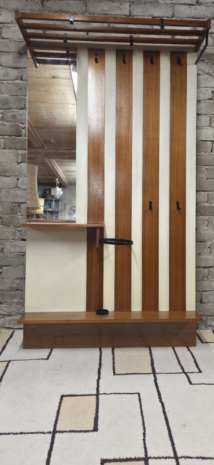 Scandinavian coat rack 1970