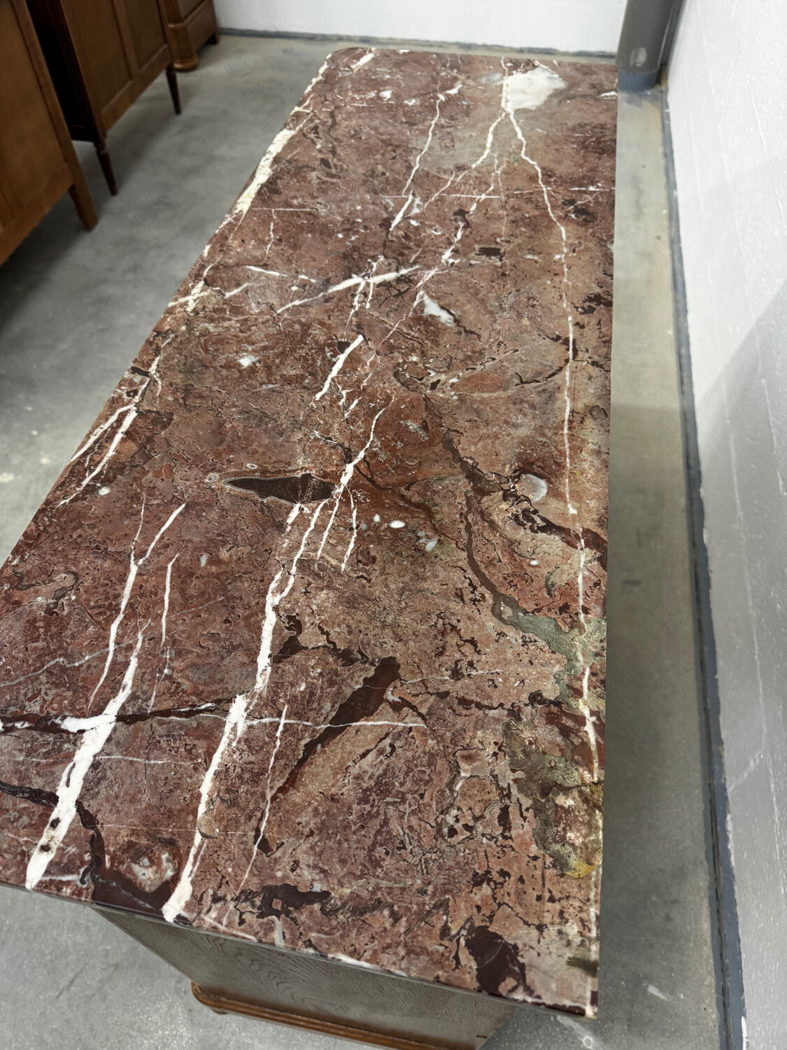 Louis XVI buffet in wood and marble