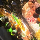 Murano chandelier in bronze and bunches of grapes