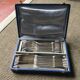 9 silver metal fish cutlery