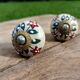 Retro door knobs in genuine sandstone