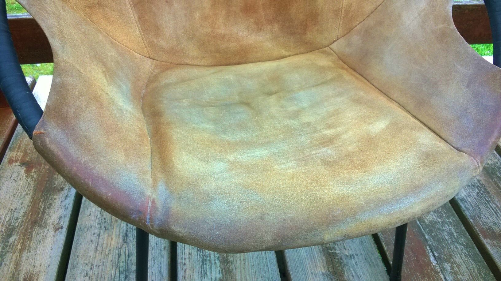 Pair of armchair flesh circle for Lusch Erzeugnis, 1960