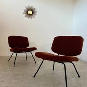 Lot of 2 old CM 190 armchairs by Pierre Paulin, French design from the 60s