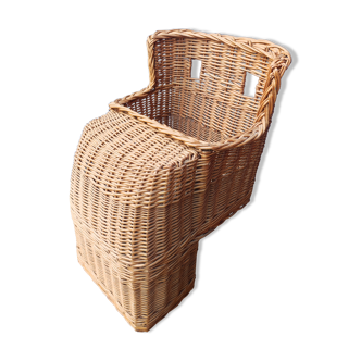 Rattan seat wicker child baby bike for vintage luggage rack