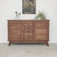 Oak buffet by René Gabriel, Reconstruction period 1950.