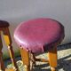 Pair of vintage 80s bar stools
