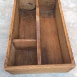 Vintage wooden tool locker or office case