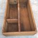 Vintage wooden tool locker or office case