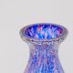 MURANO glass vase with silver leaf inclusions, 1970