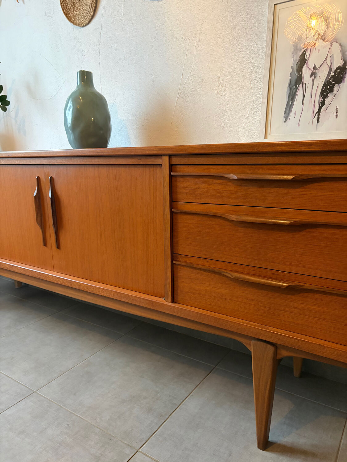 Vintage teak sideboard