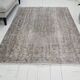 Grey Oushak Floor Wool Rug-2204