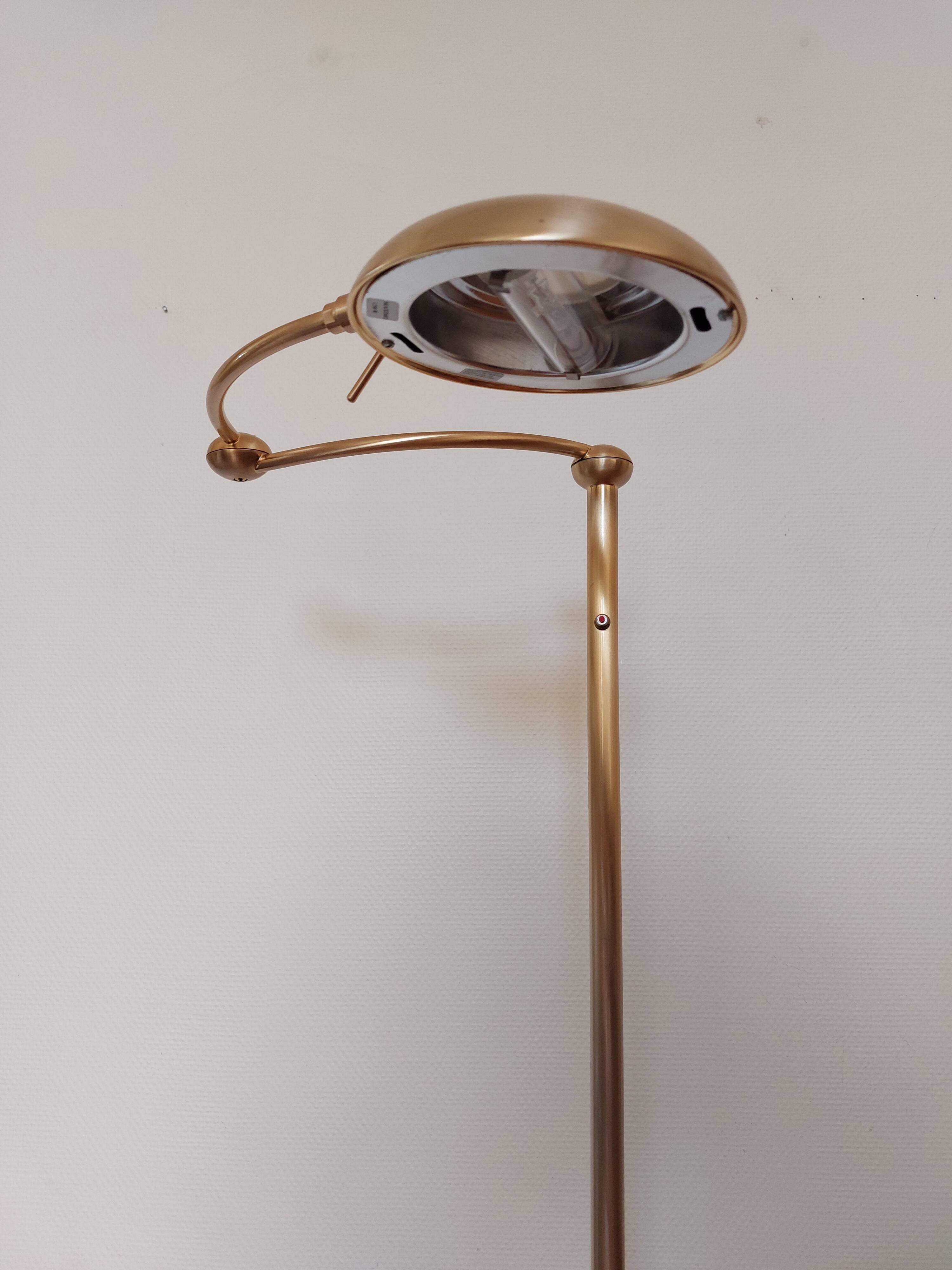 Vintage brass reading light