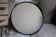 Miroir mural rond en plastique fumé vintage