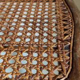 Tabouret ancien cannage et bois tourné