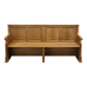 Solid oak bench
