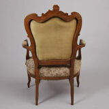 4 Louis XV style convertible armchairs