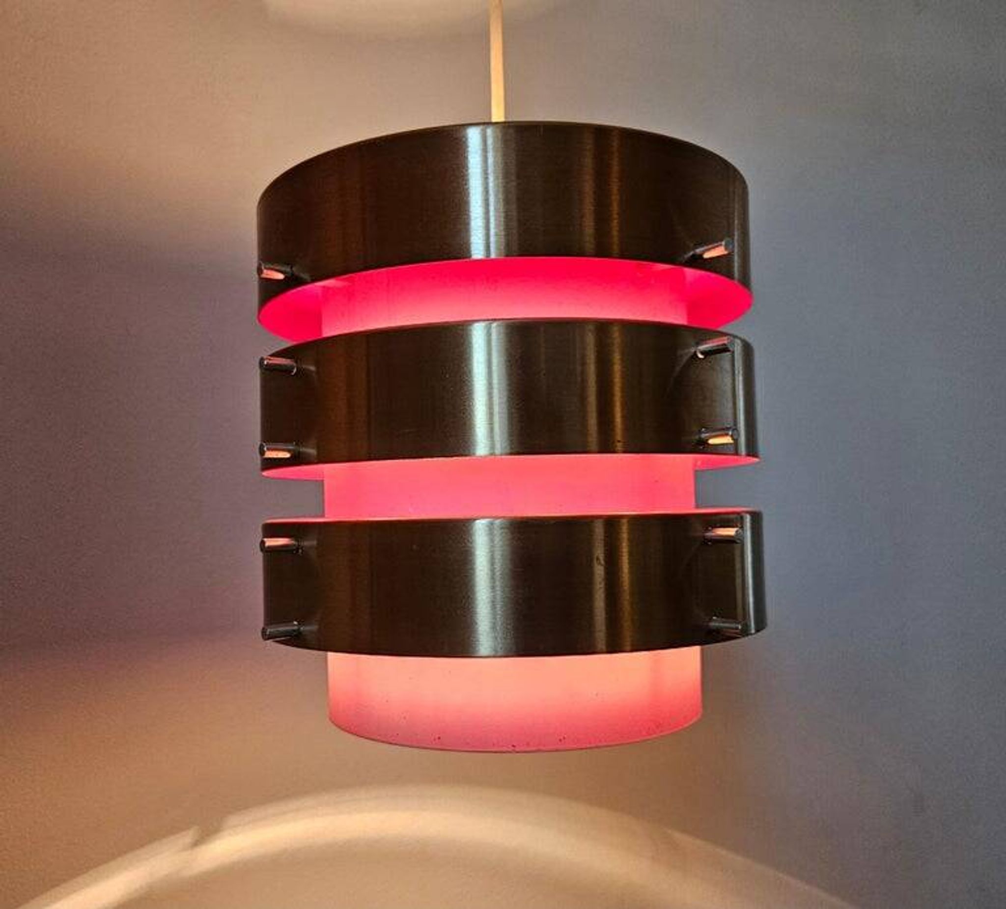 Suspension dans le style de Jo Hammerborg, Danemark années 1970