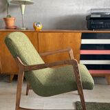 Fauteuil polonais original du milieu du siècle « type 364 » de la fin des années 50. Conçu par Barbara Fenrych-Węcławska