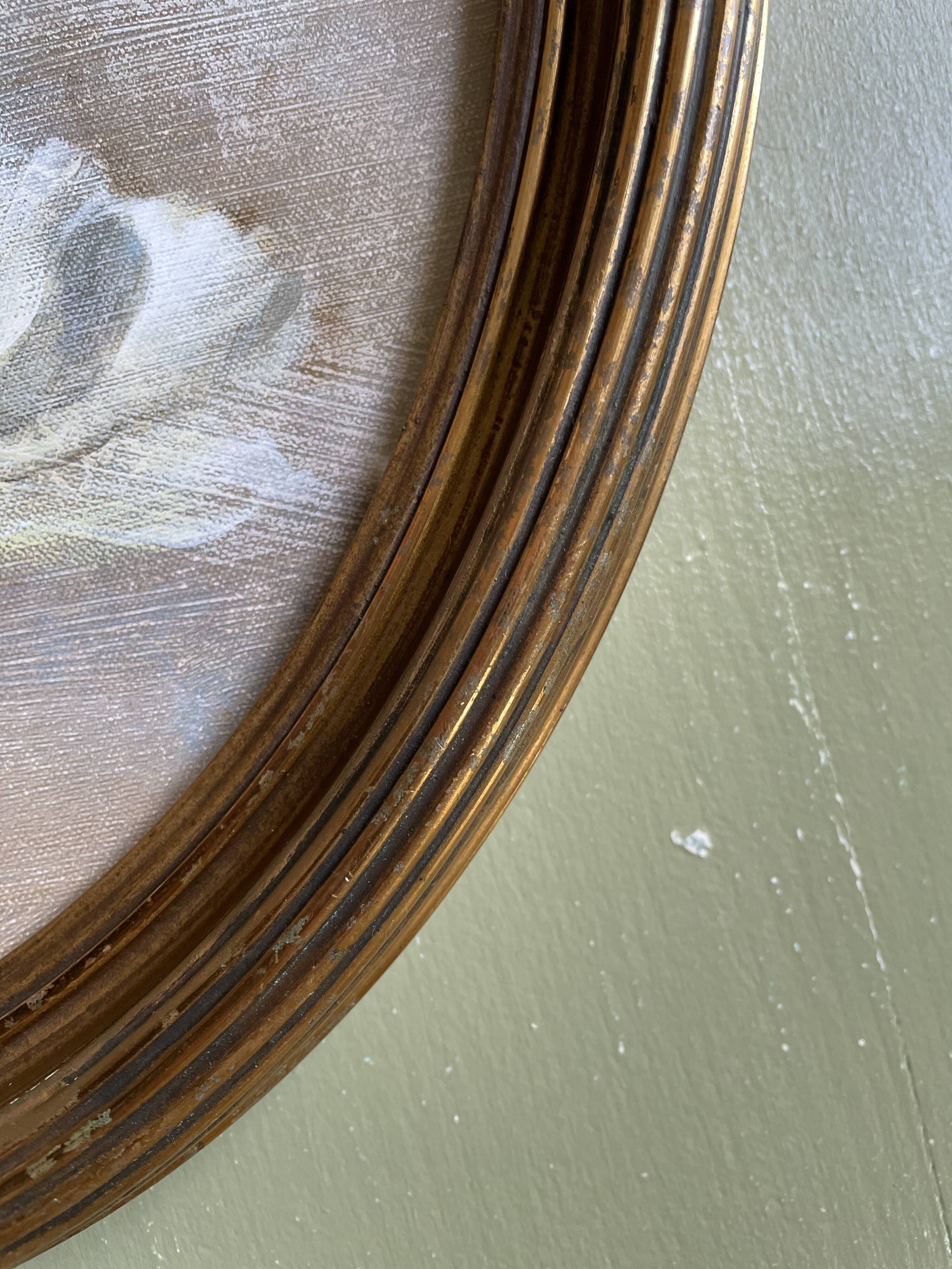 Louis XVI knot oval frame