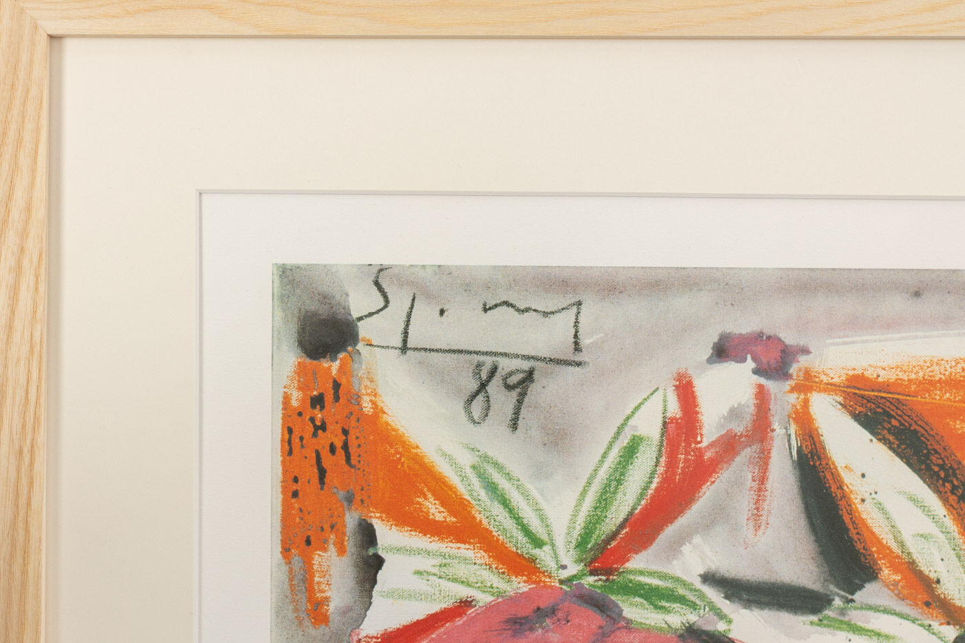 Garden, color lithograph