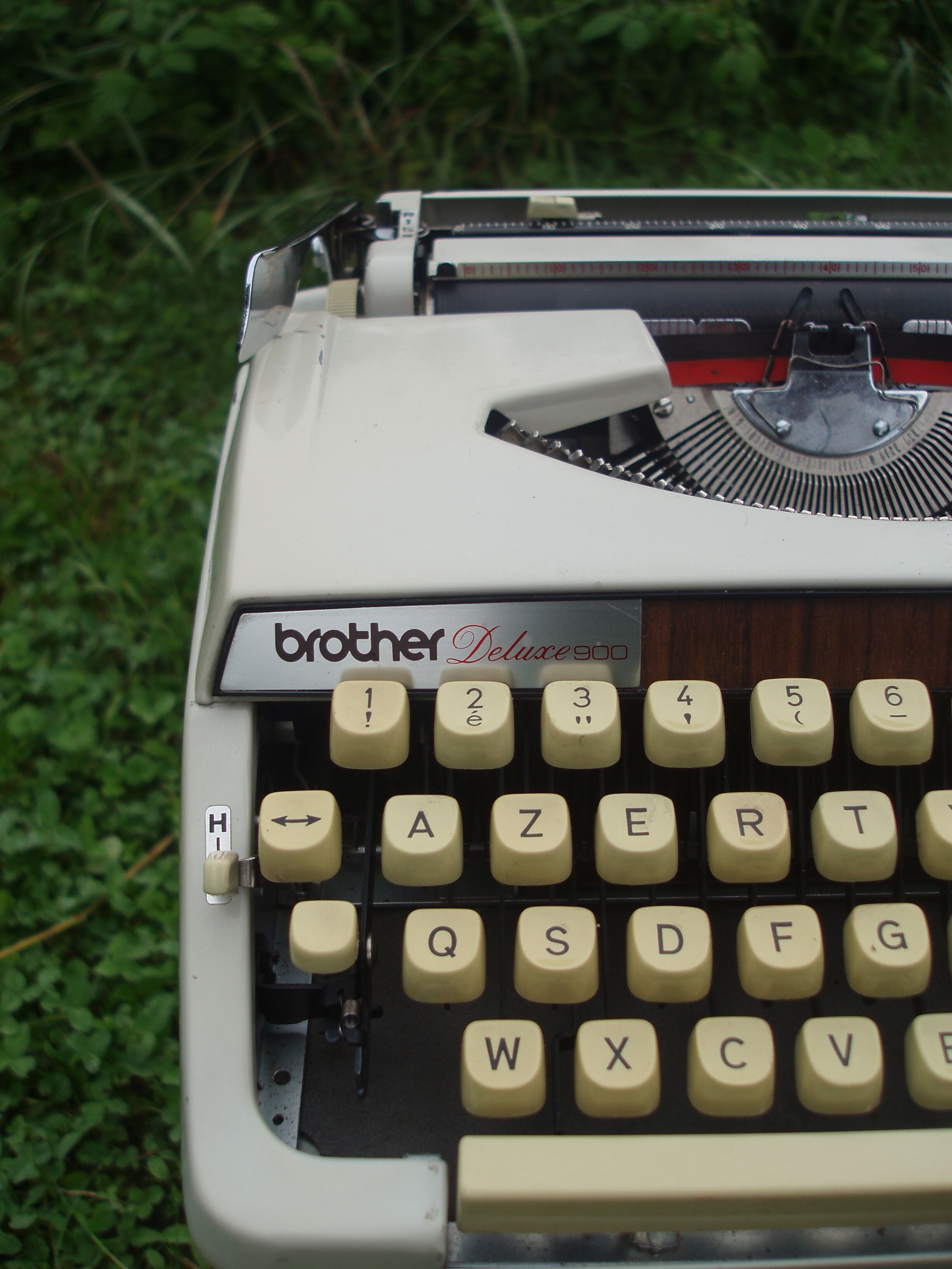 Typewriter Brother of luxury  with suitcase