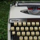 Typewriter Brother of luxury  with suitcase