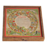 Vintage jeu de l'oie, backgammon and Ludo, 1930S.