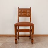 Set of four french deco dining chairs