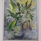 Original Swedish Oil on Canvas – “Lilje kon valje” by Iris Nordstrandh