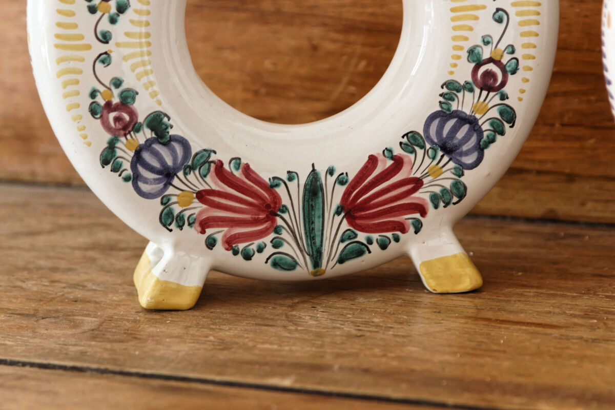 Set of 3 Slovak ceramic soliflores