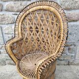 Fauteuil Emmanuelle en osier