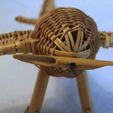 Aircraft vintage rattan