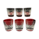 Baccarat, set of 6 Armagnac model whisky glasses