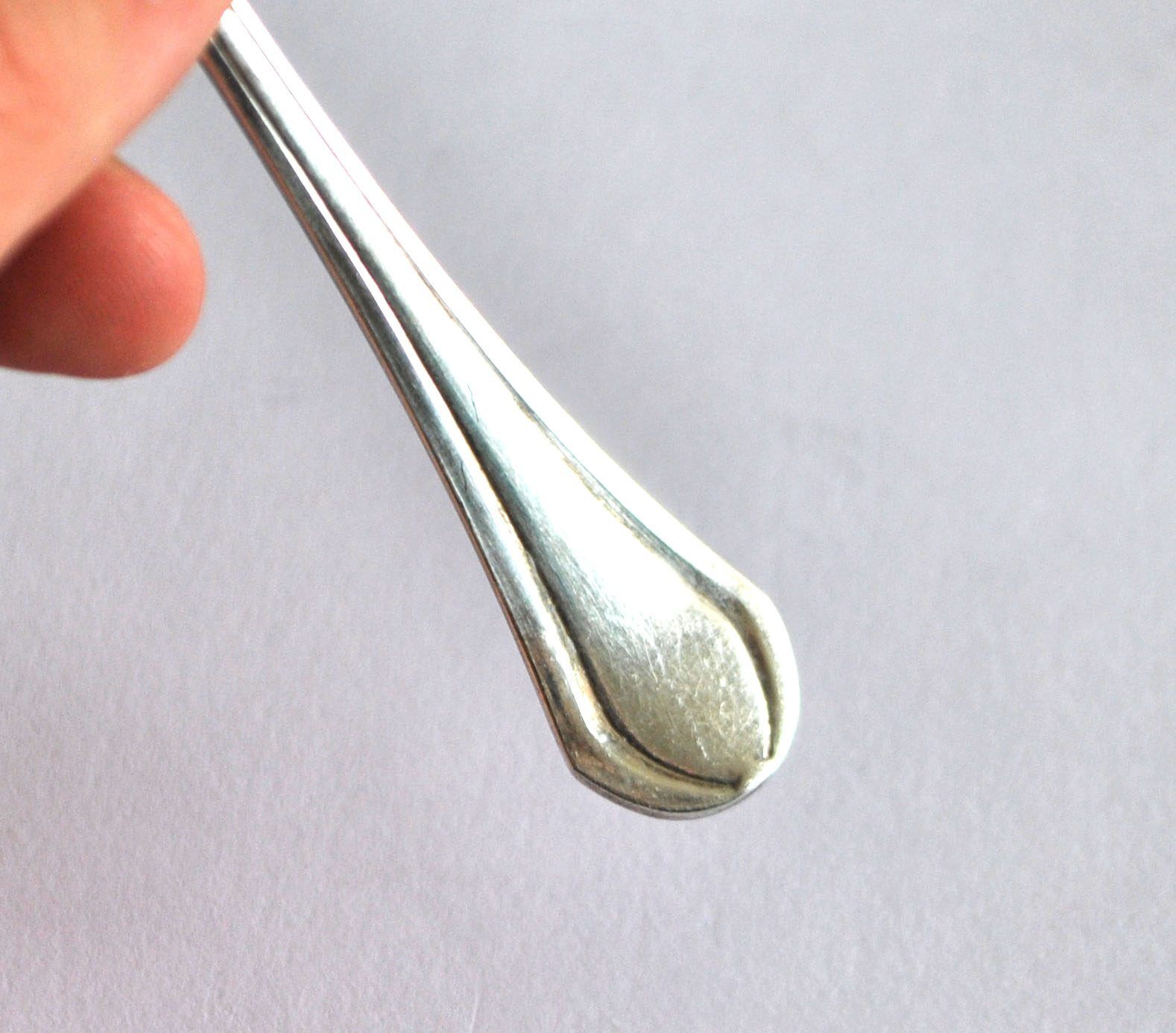 Christofle Printania Art Deco coffee spoon by Luc Lanel 13.8 cm