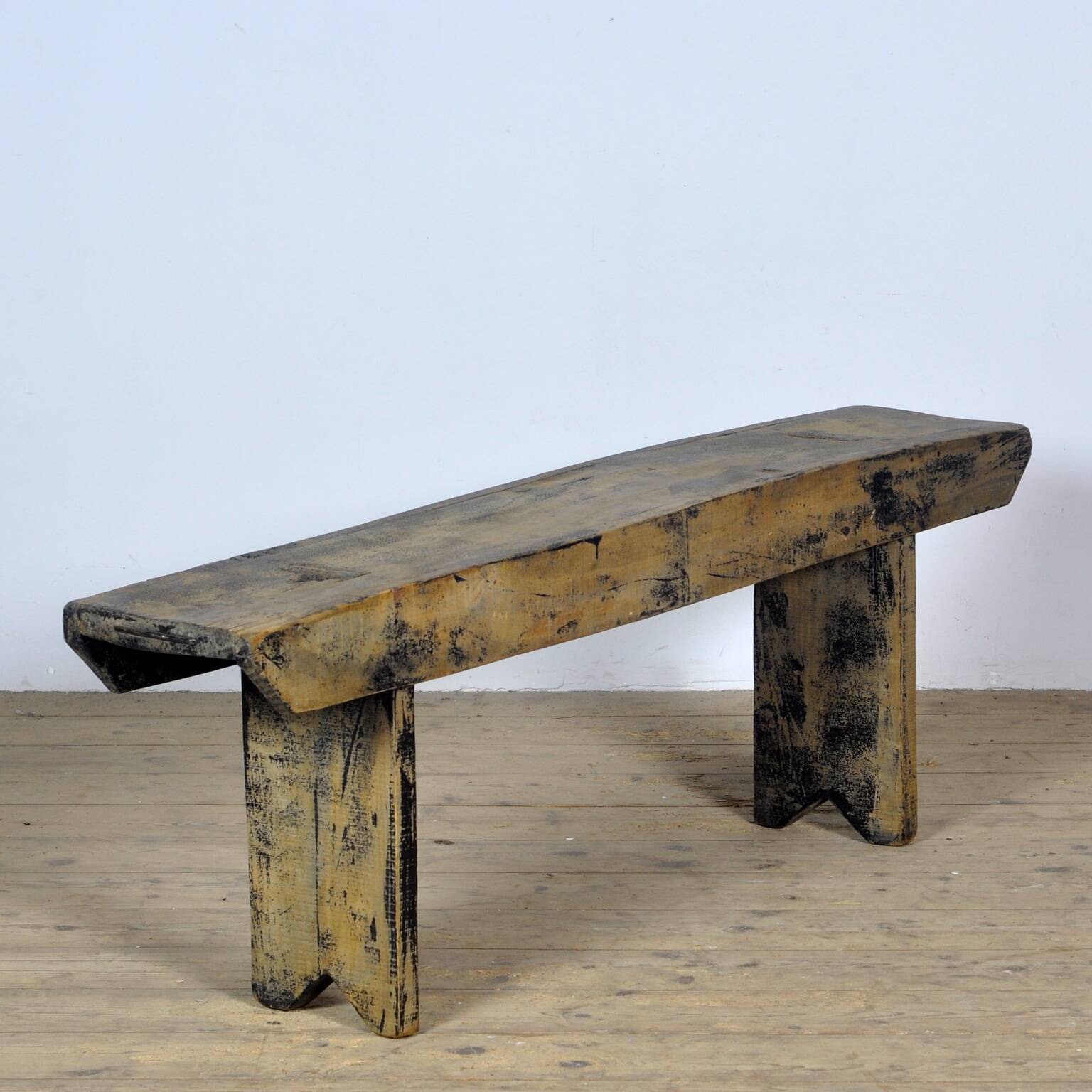 Rustic pine bench, circa 1960